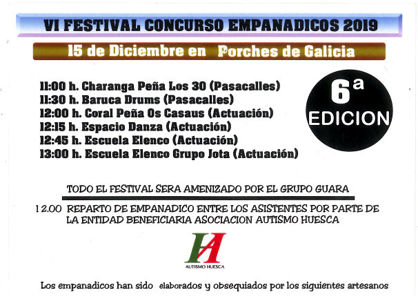 VI FESTIVAL CONCURSO EMPANADICOS 2019